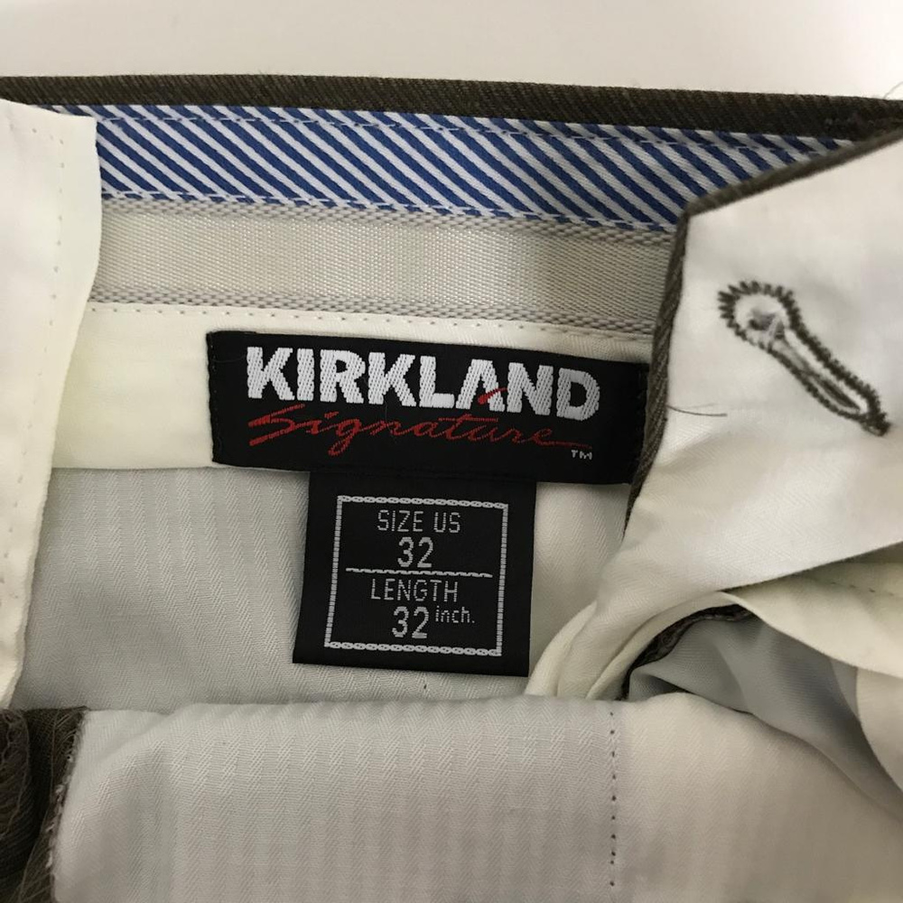Kirkland Signature Mens 100% WOOL PANT, Brown - Picture 6 of 8